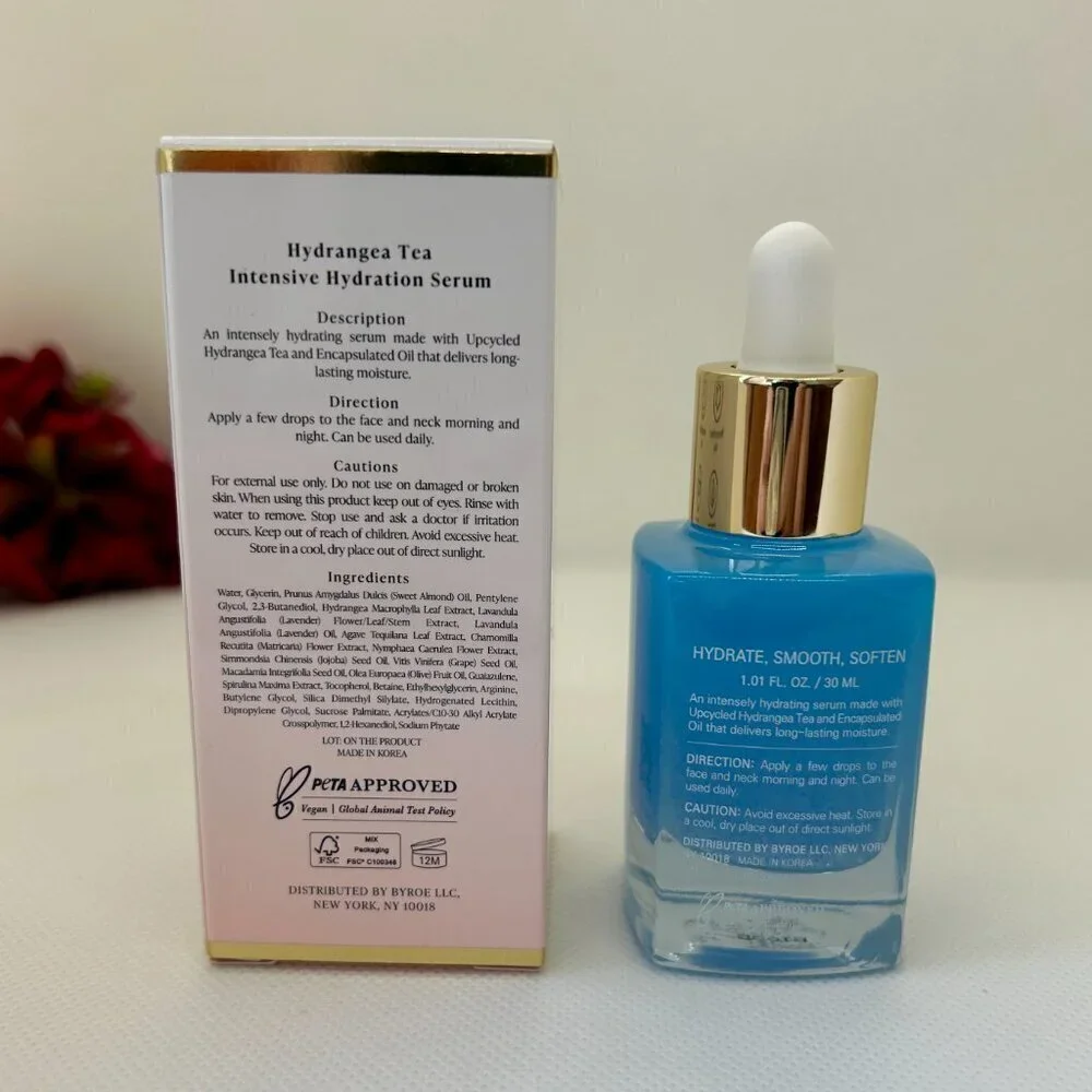Byroe Hydrangea Tea Intensive Hydration Serum